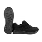 Тактичні кросівки літні Stimul Ягуар чорні шкіряні сітка 42 - зображення 6