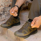 Тактичні кросівки літні Stimul Штурм олива хакі шкіряні сітка 41 - зображення 8