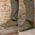 Тактические кроссовки летние Stimul Штурм хаки олива кожаные сетка 41 - изображение 11