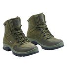 Берцы демисезонные тактические ботинки PAV 505 Harlan хаки олива кожаные с мембраной Winterfrost 46 - изображение 2