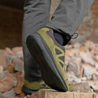 Тактические кроссовки летние Stimul Ягуар хаки олива кожаные сетка 40 - изображение 9