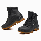 Берцы демисезонные тактические ботинки PAV 505 Harlan черные кожаные с мембраной Winterfrost 42 - изображение 6