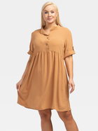 Плаття-сорочка жіноча Karko SA972 46-48 Бежеве (5903676031116) - зображення 1