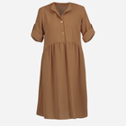 Плаття-сорочка жіноча Karko SA972 46-48 Бежеве (5903676031116) - зображення 5