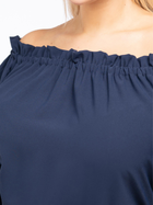 Плаття довге жіноче Karko SA992 42-44 Темно-синє (5903676028062) - зображення 4