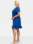 Плаття міді жіноче Karko SA997 38 Синє (5903676058151) - зображення 3