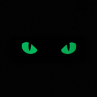 Нашивка Cat Eyes (Type 2) Laser Cut M-Tac Black/GID - зображення 2