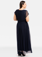 Плаття вечірнє довге жіноче Karko SA701 52 Темно-синє (5903676040828) - зображення 3