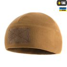 Шапка фліс із липучкою Watch S M-Tac Elite Coyote Cap Brown (270г/м2) - зображення 5