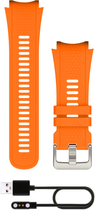 Smartwatch Manta Activ X GPS Czarny + Pasek pomaranczowy (SWA001BK) - obraz 4