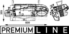 Радіатор пічки MAHLE / KNECHT AH 172 000P A0018301903, 0018301903