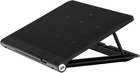 Podstawka pod laptopa Platinet Laptop Cooler Pad 6 Fans Black (PLCP6FB) - obraz 2