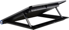 Podstawka pod laptopa Platinet Laptop Cooler Pad 6 Fans Black (PLCP6FB) - obraz 3