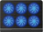 Підставка для ноутбука Platinet Laptop Cooler Pad 6 Fans Black (PLCP6FB) - зображення 5