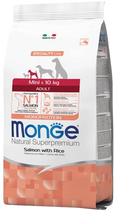 Сухой корм Monge Dog Mini Adult лосось/рис