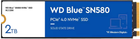 SSD диск Western Digital Blue SN580 2TB M.2 2280 NVMe PCIe 4.0 x4 3D NAND TLC (WDS200T3B0E) - зображення 1