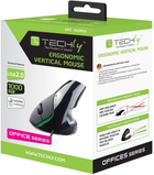 Mysz TECHly Ergonomic Vertical Mouse USB Czarna (8059018360806) - obraz 6