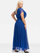 Sukienka trapezowa damska wieczorowa Karko SB122 50 Niebieska (5903676061427) - obraz 3