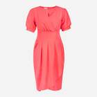 Сукня міді літня жіноча Karko SB150 48 Рожева (5903676072768) - зображення 9