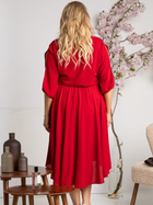Сукня міді літня жіноча Karko SB167 50/52 Червона (5903676069843) - зображення 5