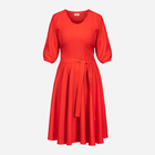 Сукня міді літня жіноча Karko SB167 50/52 Червона (5903676069843) - зображення 9