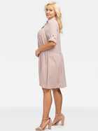 Сукня-сорочка міді осіння жіноча Karko SB253 42/44 Бежева (5903676078920) - зображення 3