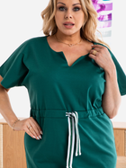 Сукня-футболка коротка літня жіноча Karko SB221 46/48 Зелена (5903676070184) - зображення 5