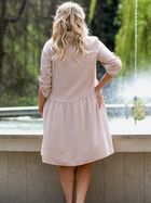 Сукня-сорочка міді осіння жіноча Karko SB253 42/44 Бежева (5903676078920) - зображення 5