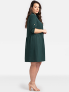 Сукня-сорочка міді літня жіноча Karko SB527 46/48 Зелена (5903676113997) - зображення 3