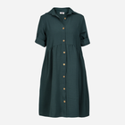 Сукня-сорочка міді літня жіноча Karko SB527 46/48 Зелена (5903676113997) - зображення 8