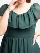 Сукня вечірня міді літня жіноча Karko SB531 40 Зелена (5903676115885) - зображення 8