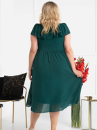 Сукня вечірня міді літня жіноча Karko SB531 42 Зелена (5903676115892) - зображення 5