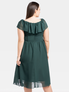 Сукня вечірня міді літня жіноча Karko SB531 46 Зелена (5903676115915) - зображення 2