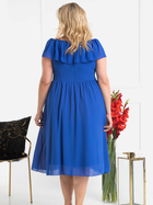 Сукня вечірня міді літня жіноча Karko SB532 38 Синя (5903676115977) - зображення 5