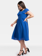 Сукня вечірня міді літня жіноча Karko SB532 40 Синя (5903676115984) - зображення 3