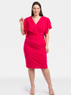 Sukienka ołówkowa damska Karko SB913 42-44 Czerwona (5903676160403) - obraz 1