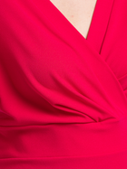Плаття на запах міді літнє жіноче Karko SB913 50-52 Червоне (5903676160427) - зображення 5
