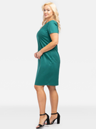 Плаття-футболка міді літнє жіноче Karko SC095 46 Зелене (5903676191315) - зображення 3