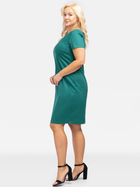 Плаття-футболка міді літнє жіноче Karko SC095 48 Зелене (5903676191322) - зображення 3