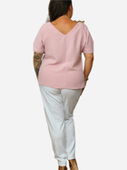 Блузка жіноча Karko BA336 46-48 Розовая (5903676185789) - зображення 4