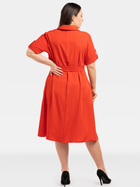 Плаття-сорочка міді літнє жіноче Karko SC113 54-56 Червоне (5903676192992) - зображення 2