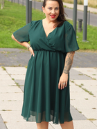 Плаття міді літнє жіноче Karko SC134 54 Зелене (5903676197676) - зображення 6