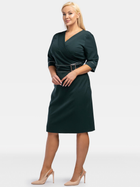 Sukienka ołówkowa damska elegancka Karko SC124 44 Zielona (5903676198673) - obraz 3