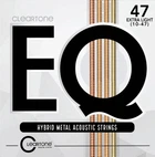 Струны для акустической гитары Cleartone 7810 EQ Hybrid Metal Acoustic Ultra Light 10-47