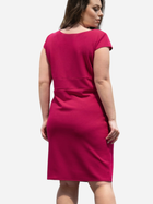 Плаття на запах міді літнє жіноче Karko SA259 46-48 Рожеве (5903676029441) - зображення 2