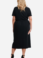 Плаття-сорочка міді літнє жіноче Karko SB879 42-44 Чорне (5903676154457) - зображення 2