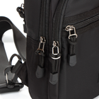 Тканинна чоловіча сумка Lanpad чорна сумка через плече (277905) - зображення 6