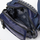 Мужская сумка из ткани Lanpad синий барсетка для парня (277896) - изображение 3