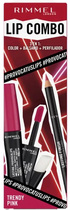 Набір декоративної косметики Rimmel London Lip Combo Provocalips Trendy Pink Блиск для губ 2.3 мл + Бальзам 1.6 г + Олівець для губ 1.2 г (3616305583550) - зображення 1