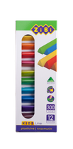 Пластилін ZiBi KIDS Line трикутний 12 кольорів 300г (ZB.6227)